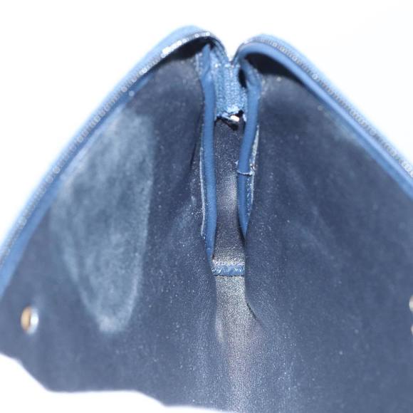 Christian Dior Trotter Canvas Clutch Bag Navy Auth ep4801 - Picture 12 of 16